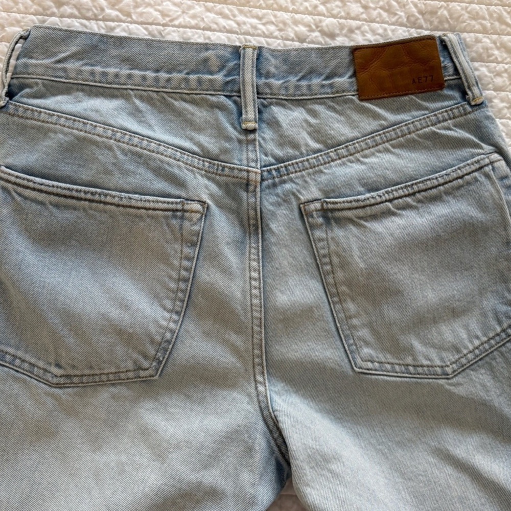 American Eagle Women’s AE77 Premium Stovepipe Jean Size 6 Short Pre-Loved - Picture 3 of 6